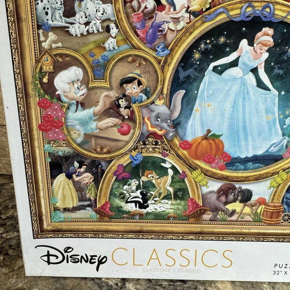 Disney Classics Collage Jigsaw Puzzle‎ 1500 Piece Dreams Collection 32x24